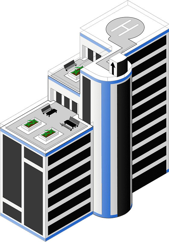 建物のイラスト無料画像 2 イラスト