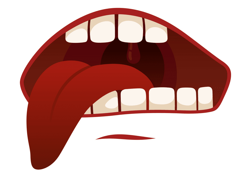 口のイラスト 無料画像