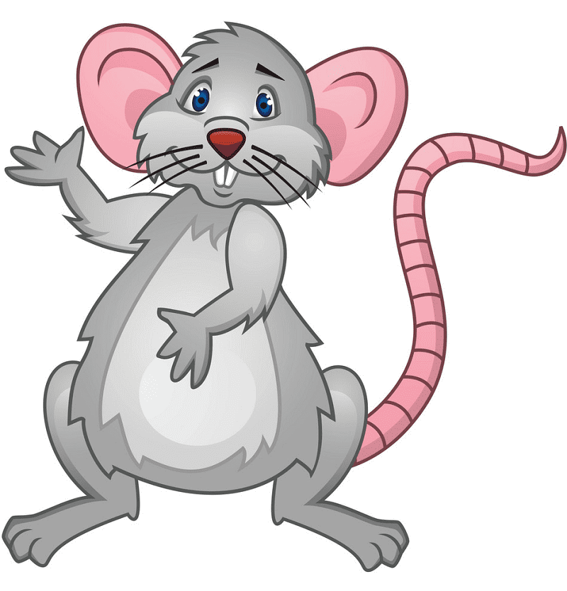 Cartoon Rat Illustration For Free