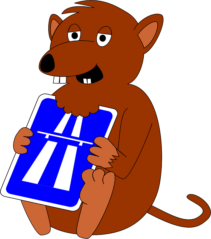 Cartoon Rat Illustration Transparent