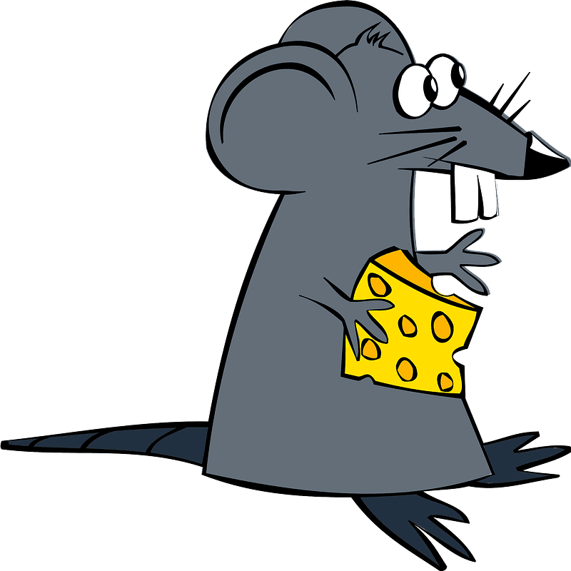 Greedy Rat Illustration Transparent