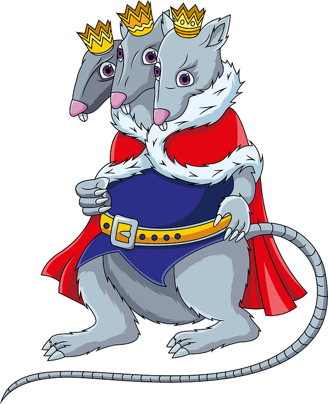 King Rat Illustration Transparent