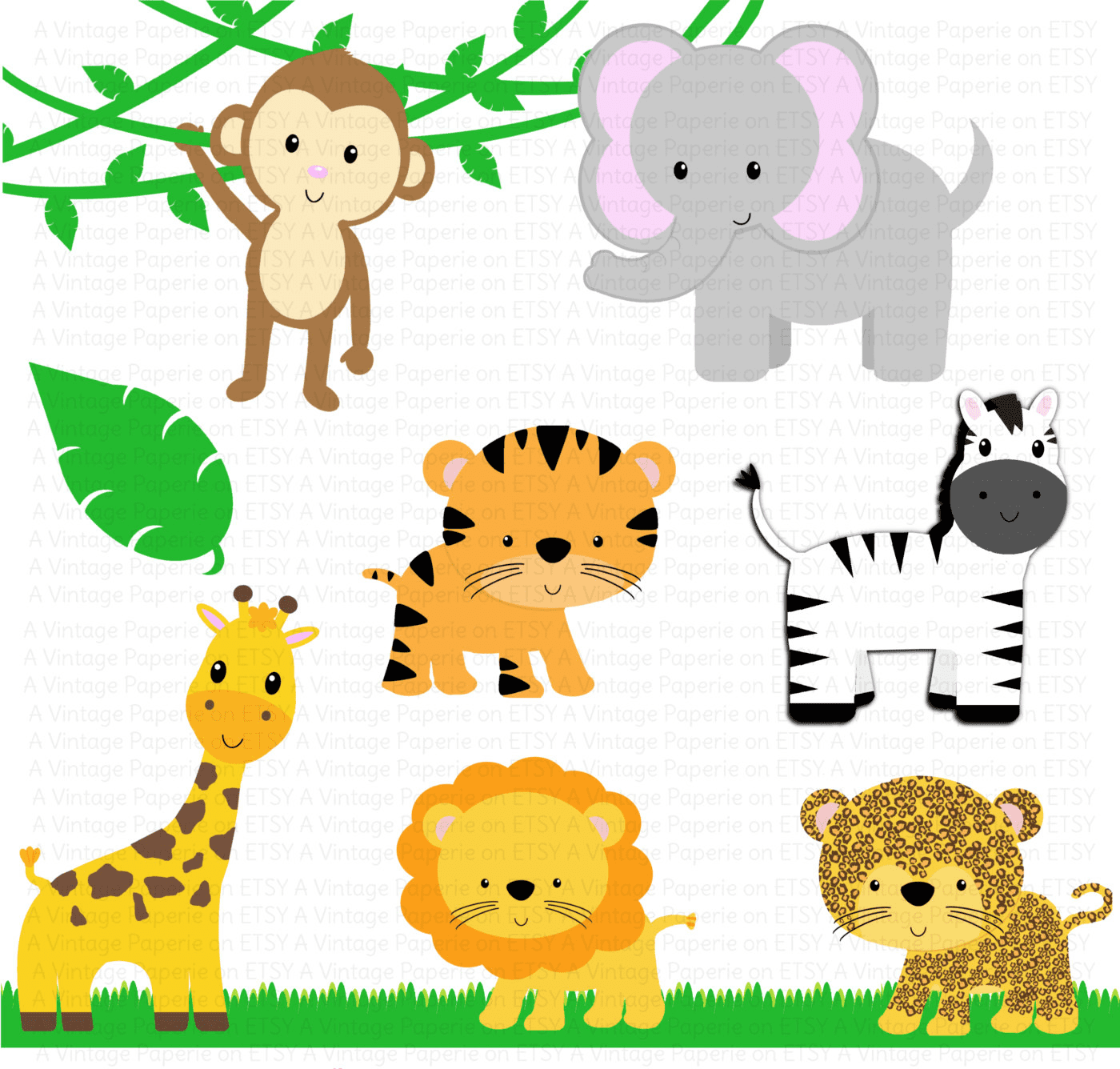 Zoo Animals Illustration Images