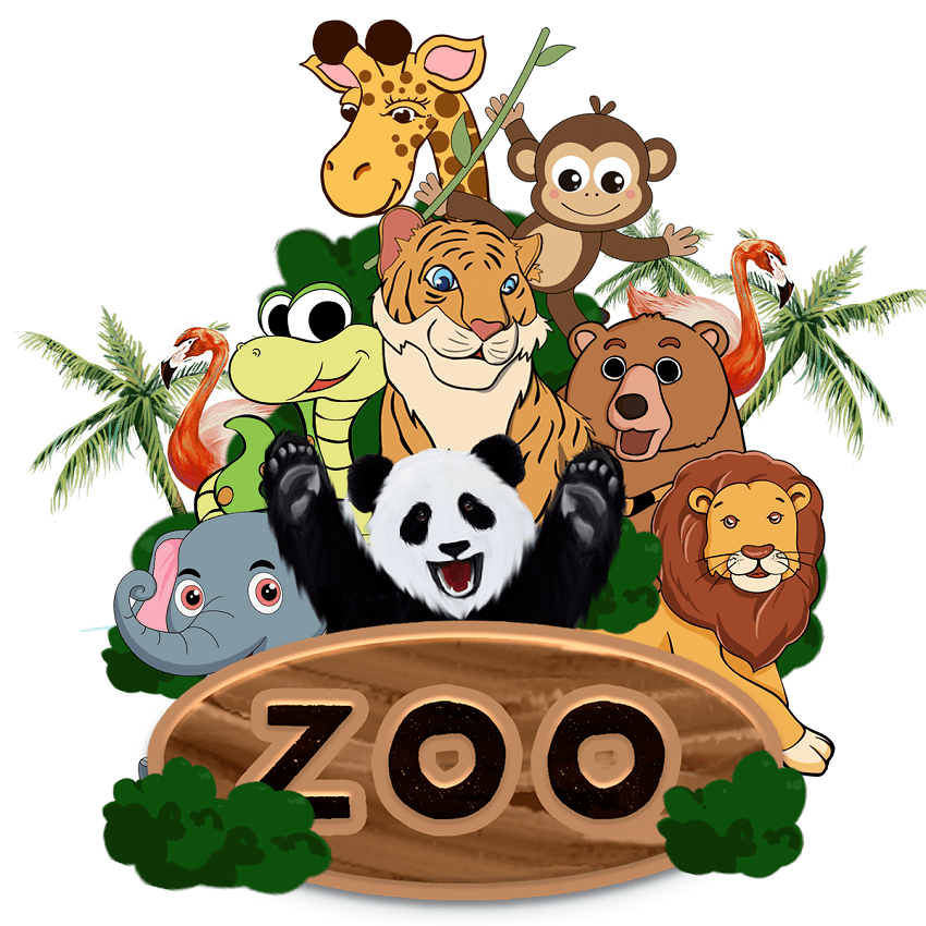 動物園の動物のイラストPNG無料 イラスト