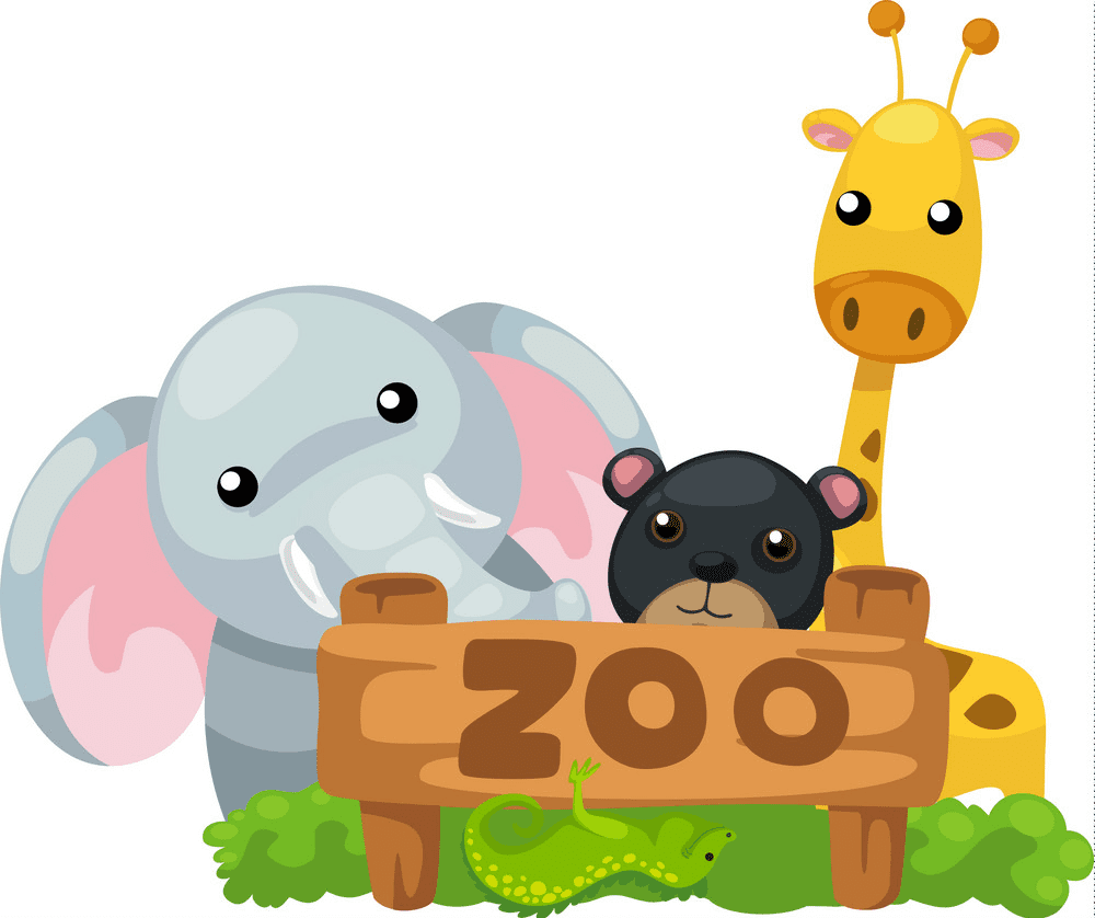 動物園のイラストを無料でダウンロード 3