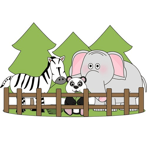 動物園のイラストダウンロード