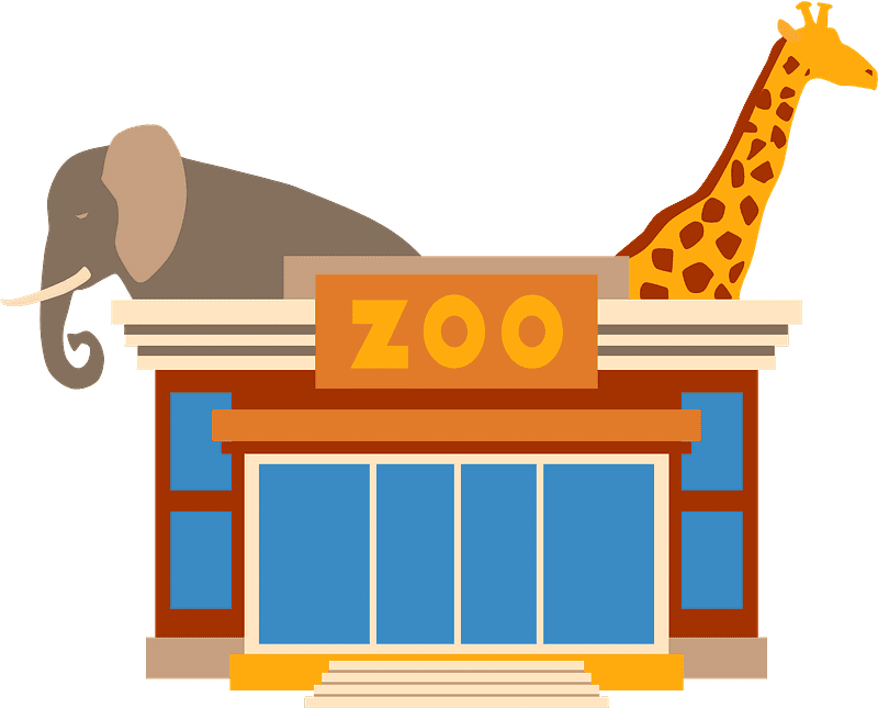 動物園の透明イラスト