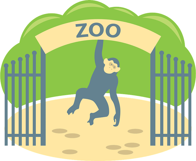 無料の動物園のイラスト 透明な背景