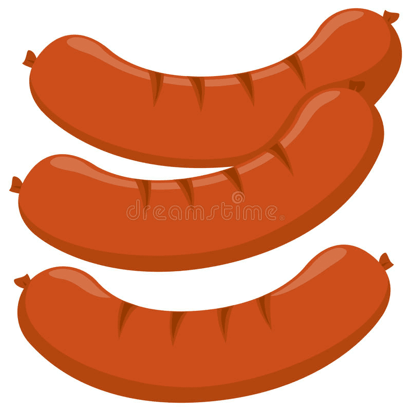 Sausages Illustration Free Pictures