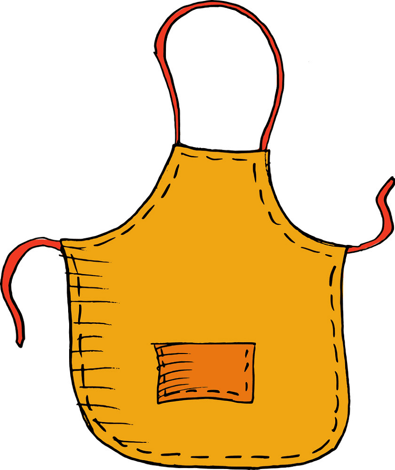 エプロン イラスト