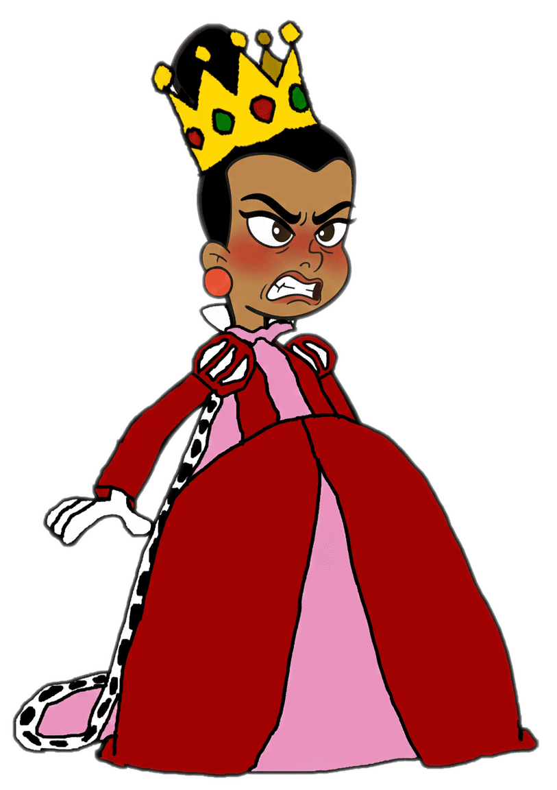 怒っている女王のイラストPNG無料 イラスト