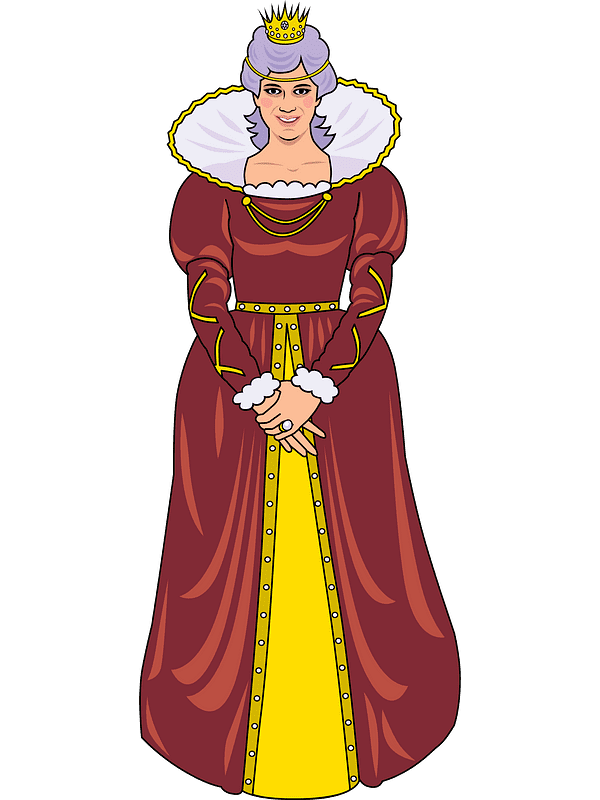 女王のイラスト 透明な背景 イラスト