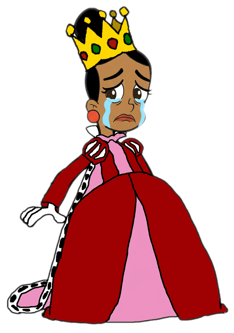 泣いている女王のイラストPNG無料 イラスト