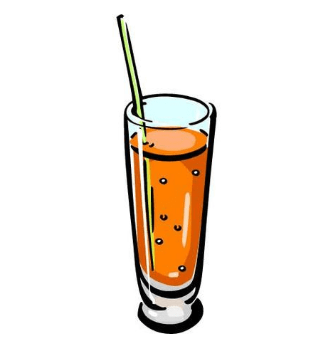 オレンジジュースのイラストPNG イラスト