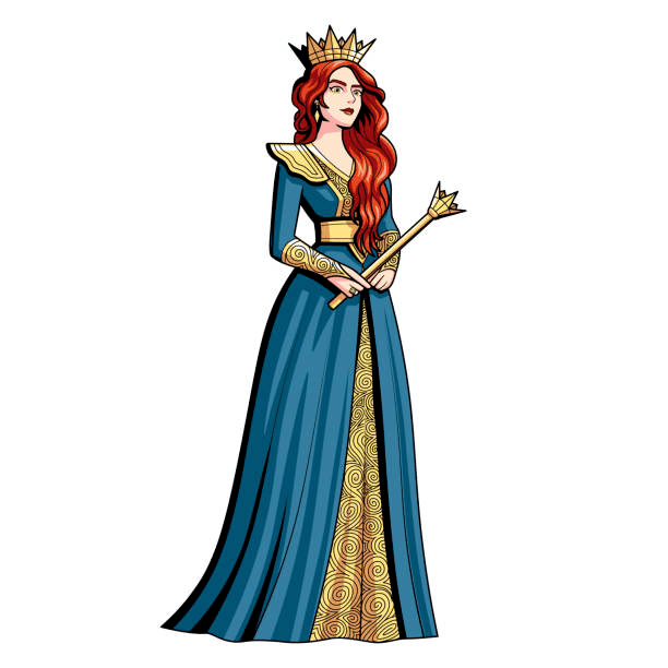 美しい女王のイラスト イラスト