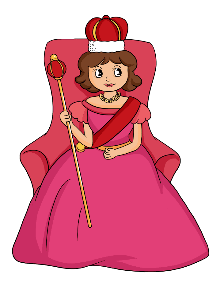 若い女王のイラストを無料でダウンロード イラスト