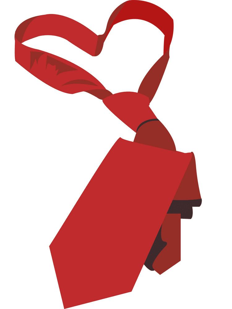 赤いネクタイのイラスト無料 イラスト