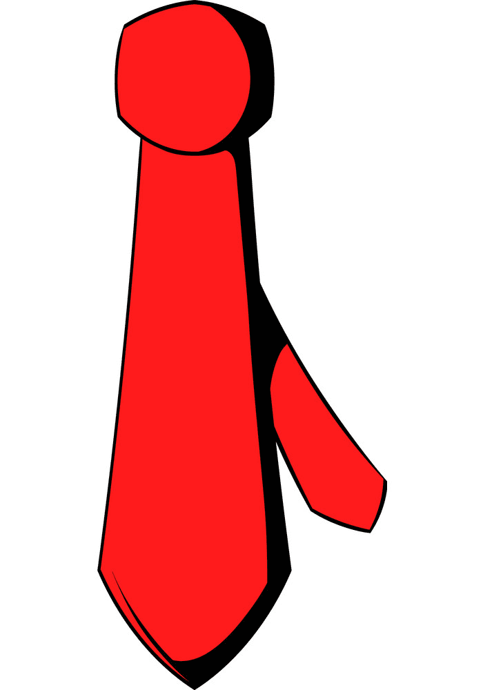 赤いネクタイのイラストPng イラスト