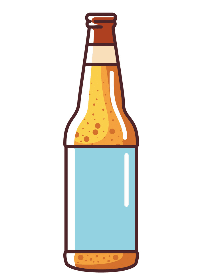 ビール瓶のイラスト画像 4 イラスト