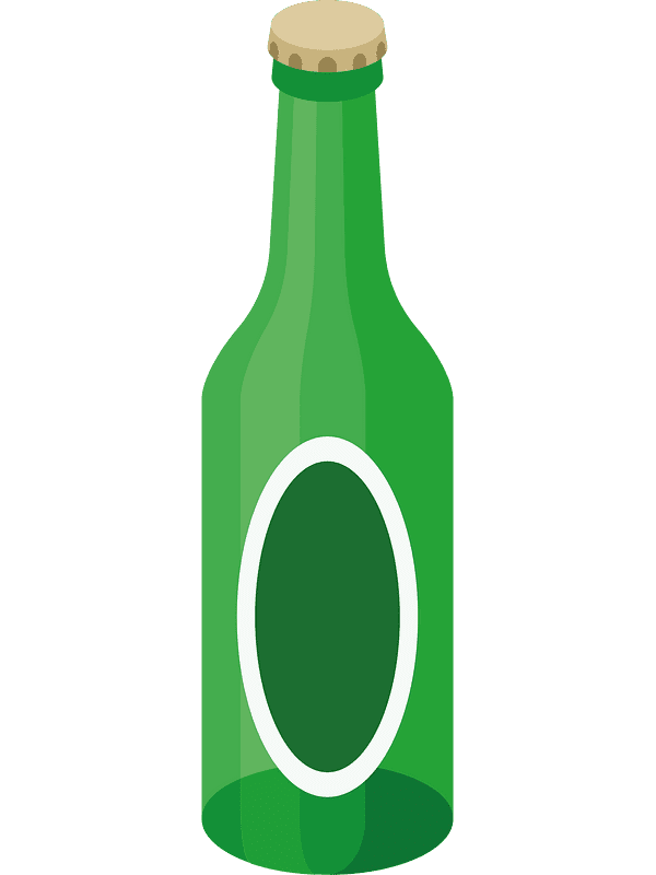 ビール瓶のイラスト透明写真 イラスト