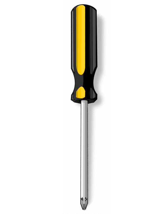 黄色と黒のドライバーのイラストPng画像 イラスト