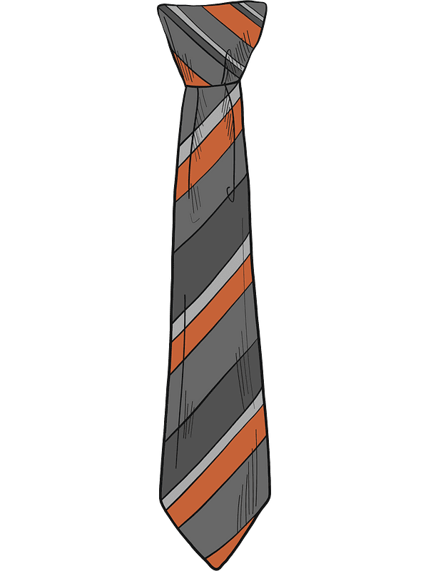 無料のネクタイのイラスト 透明