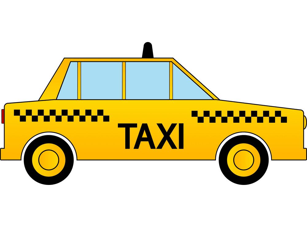 無料のタクシーイラスト画像 3