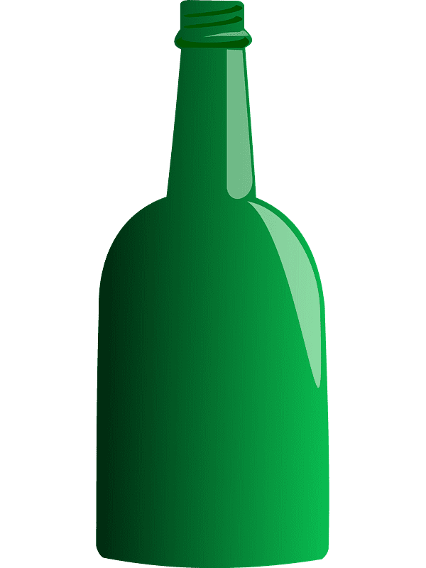 透明なビール瓶のイラストをダウンロード 2 イラスト