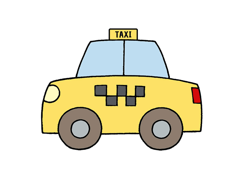 タクシーイラストイメージ