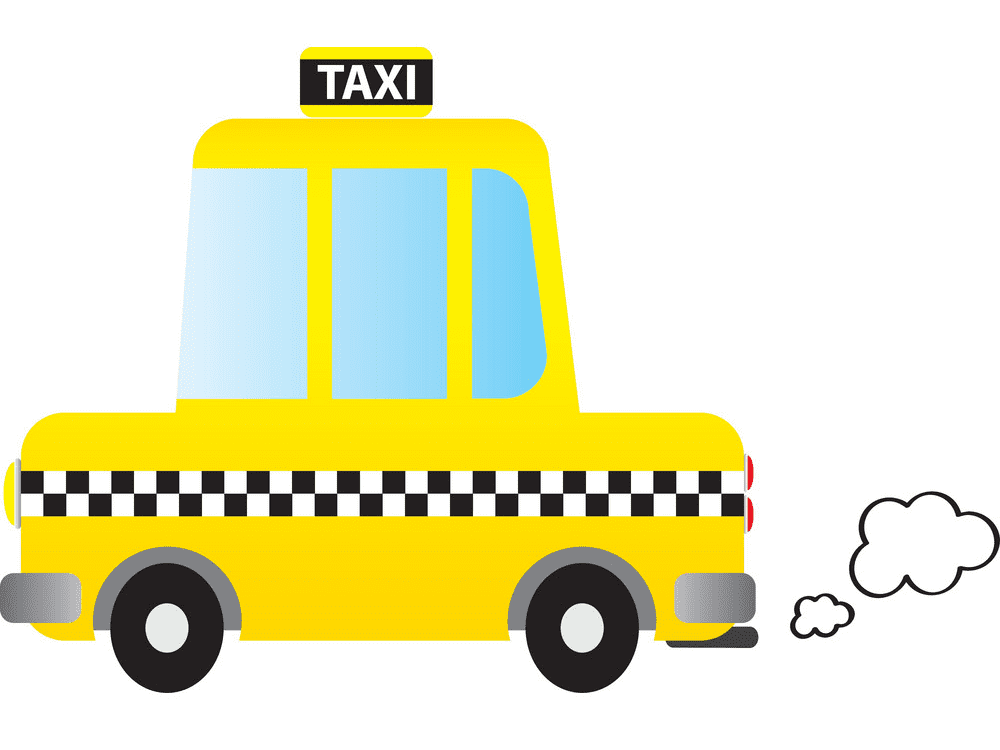 タクシーのイラスト画像 2