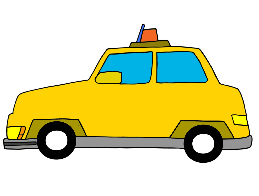 タクシーのイラスト画像 3 イラスト