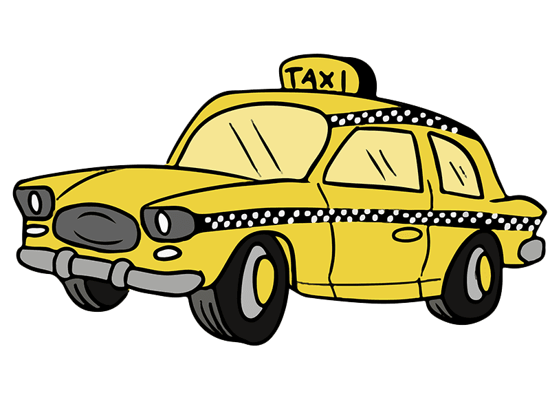 タクシーのイラスト画像 5 イラスト