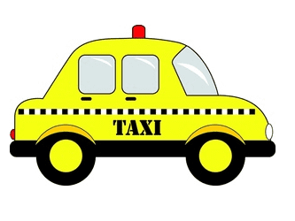 タクシーのイラスト画像 6
