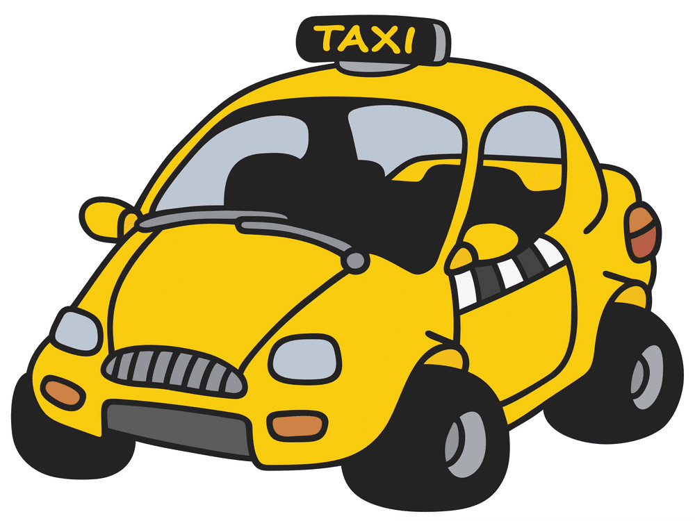 タクシーのイラストを無料でダウンロード