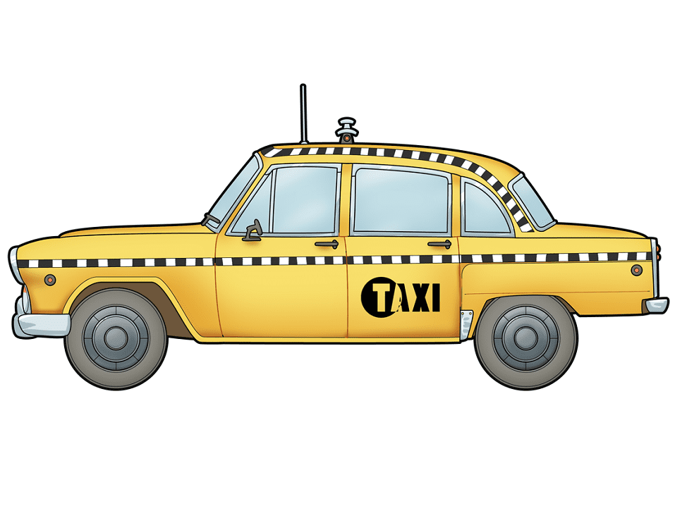 タクシーのイラストPngダウンロード 2 イラスト