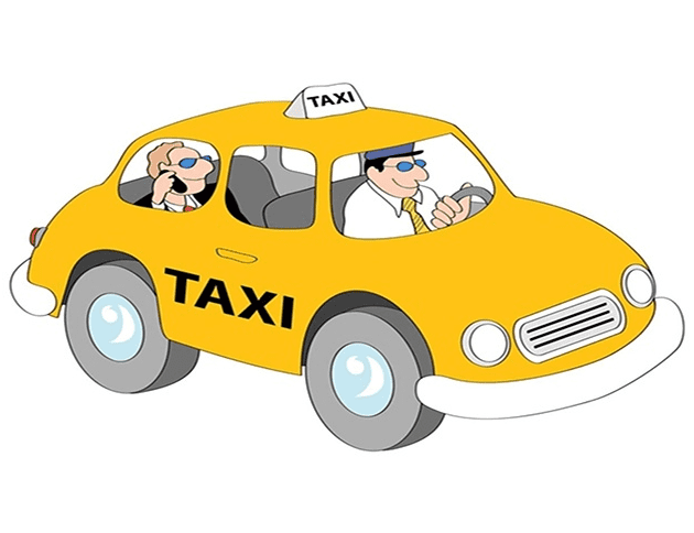 タクシーのイラスト イラスト