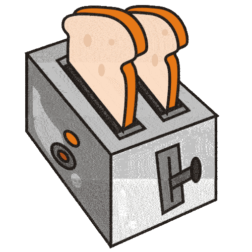 トースターのイラスト画像 3
