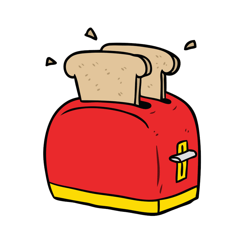 トースターのイラストPNG画像 2