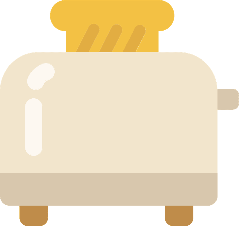 トースターのイラスト 透明な背景 イラスト