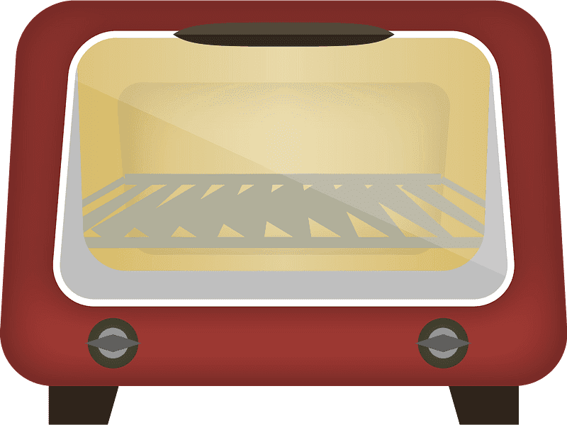 トースターオーブンのイラスト透明画像