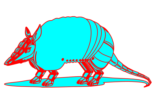 Armadillo Illustration for Free