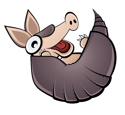 Cute Armadillo Illustration