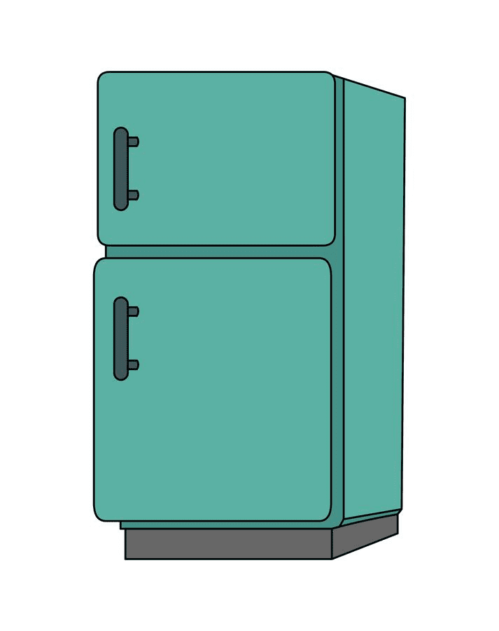 冷蔵庫のイラストPNG 無料 2