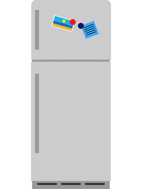 冷蔵庫のイラスト透明イメージ