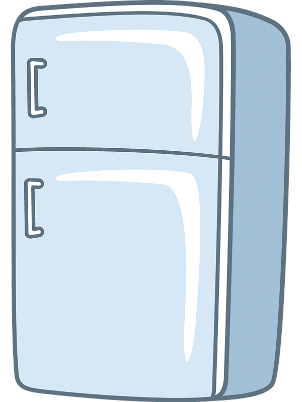 冷蔵庫のイラスト 透明写真 3