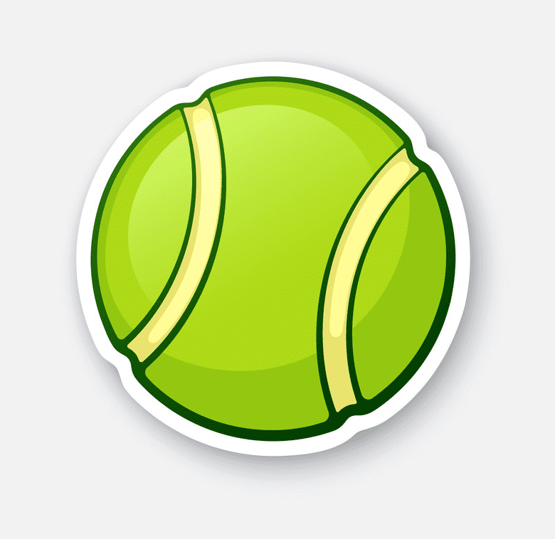 テニスボールのイラスト画像 イラスト