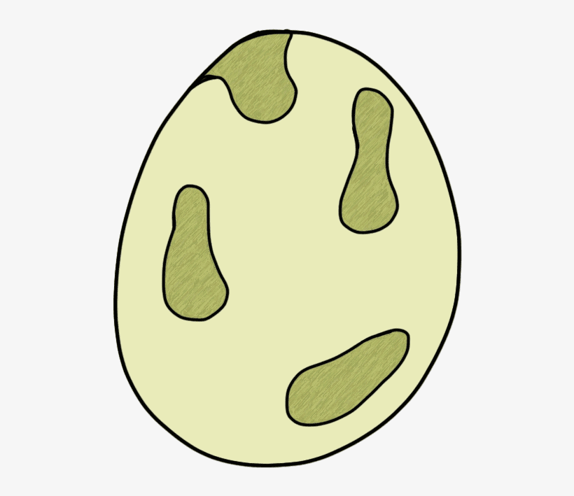 恐竜の卵のイラスト