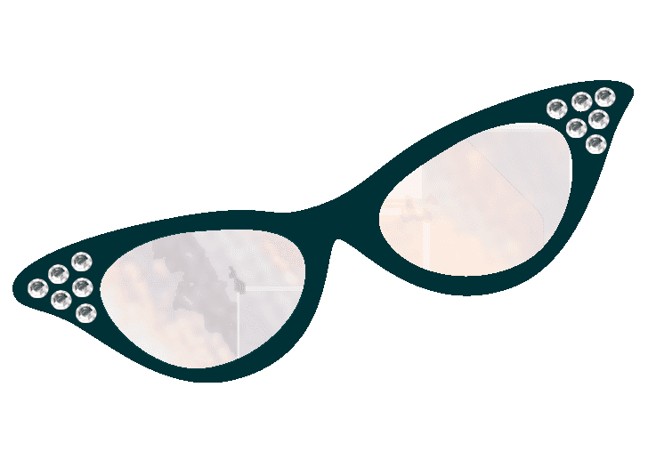 猫メガネのイラスト