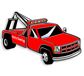 レッカー車 イラスト