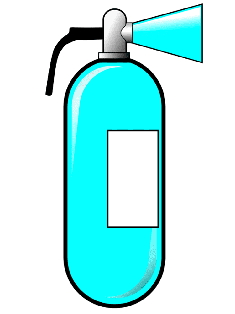 消火器のイラスト写真 イラスト